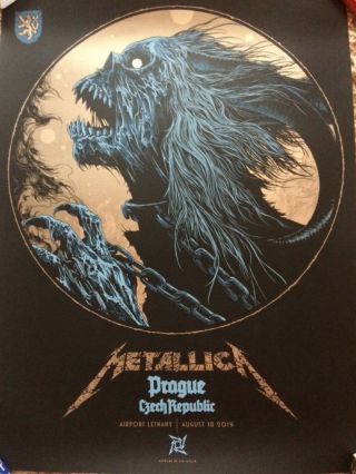 Metallica Poster Prague 18.  08.  2019