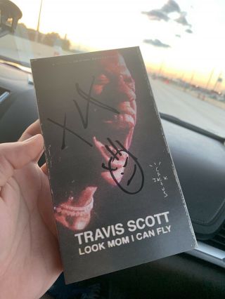 Travis Scott Autographed Vhs (limited Edition)