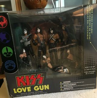 Kiss Love Gun Deluxe Edition Stage Figures Mcfarlane Gene Simmons Girls