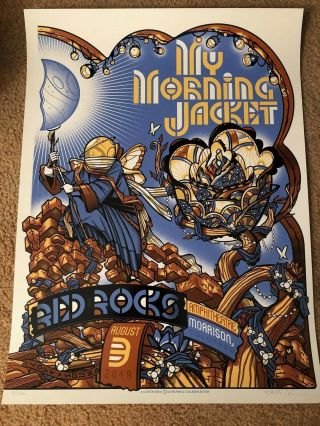My Morning Jacket Red Rocks Colorado Poster - August 3rd,  2019