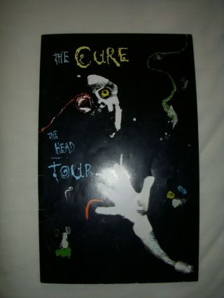 The Cure Signed " Head On The Door " Concert Program
