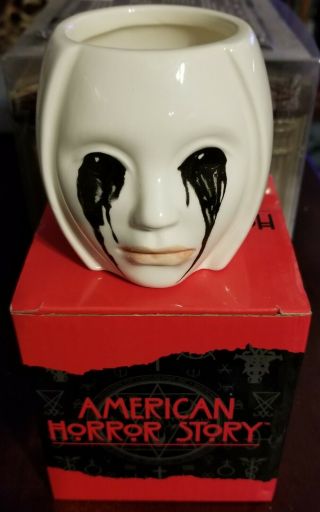 American Horror Story Asylum Bleeding Eyes Nun Halloween Mug Cup Nib
