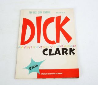 Vintage 1959 Official Dick Clark American Bandstand Yearbook Cool Photos