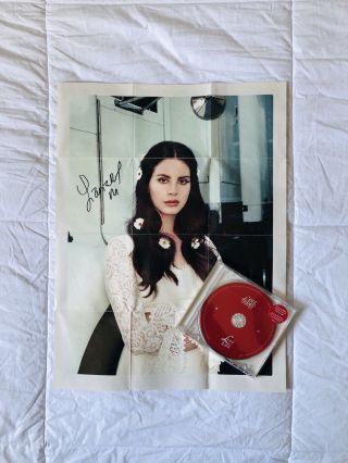 Lana Del Rey Signed Autographed Poster Lust For Life