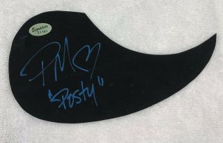 Post Malone Signed Autographed Display Pick Guard With