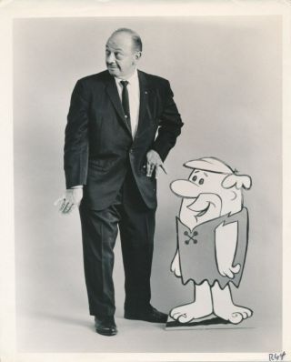 Mel Blanc Barney Rubble Candid Vintage 1965 The Flintstones Tv Cartoon Photo