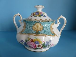Vintage Royal Albert Lady Ascot Covered Sugar Bowl Rare