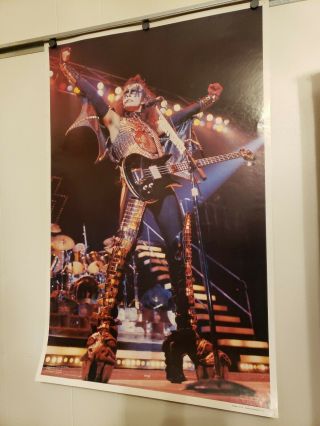 Kiss 1977 Alive Ii/love Gun Gene Simmons Poster