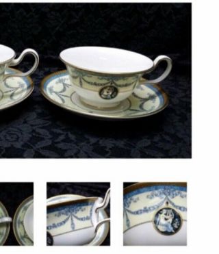 Wedgwood China Madeleine Peony Tea Cup And Saucer 1997 (discontinued)