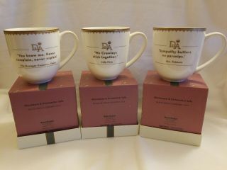 2015 3 Downton Abbey Coffee/tea Mugs