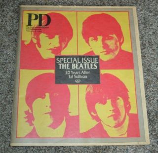 Special Issue The Beatles Pd The St Louis Post Dispatch Paper Insert 1984