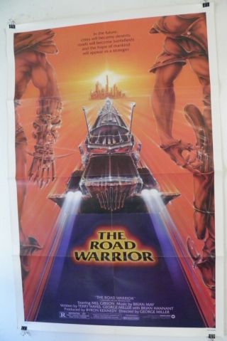 Road Warrior 1981 Mel Gibson Poster 27 X 41 Mad Max 2