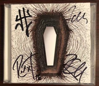 Metallica Death Magnetic Cd Signed Autographed