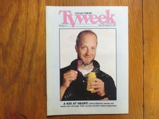 July 28,  1991 Chicago Tribune Tv Week (chris Elliott/get A Life/bob Elliott)