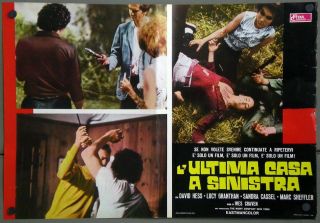 UA99 LAST HOUSE ON THE LEFT WES CRAVEN 4 rare ITALIAN POSTER 3