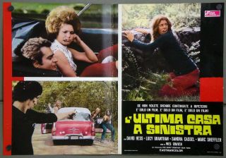 UA99 LAST HOUSE ON THE LEFT WES CRAVEN 4 rare ITALIAN POSTER 4