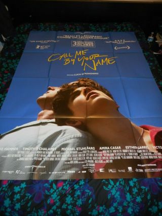 Call Me By Your Name - Huge French Folded Poster