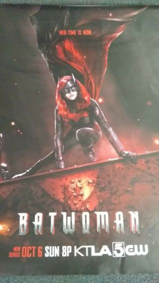 Batwoman 2019 Ktla Bus Stop Shelter Movie Poster Batman Dark Knight Joker