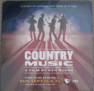 Country Music A Film By Ken Burns Pbs Promo Soundtrack Vinyl Lp