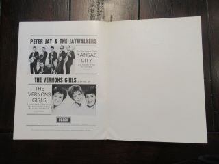 Beatles VINTAGE 1964 UK ' BEATLES SHOW ' CONCERT PROGRAM IN GREAT SHAPE 7