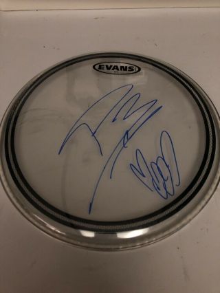 Post Malone Signed Autographed 12 Inch Evans Drumhead With Heart Sketch Proof