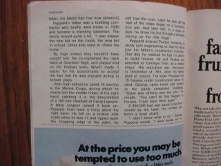 Sept.  23,  1972 TV Guide (GEORGE PEPPARD/BANACEK/JOAN BLONDELL/ROBERT FORSTER) 2