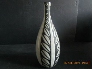 1 - Stunning Mcm - Danish Mod - Marianne Starck For Michael Andersen Negro Ser.  Vase