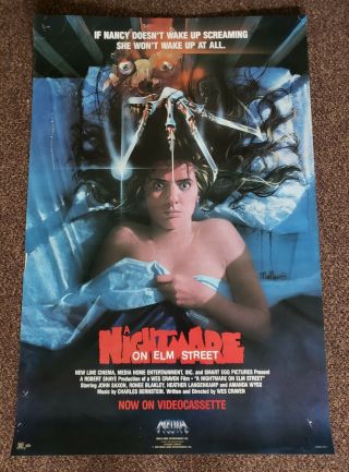 A Nightmare On Elm Street 1985 Movie Poster Freddy Krueger 24 X 36