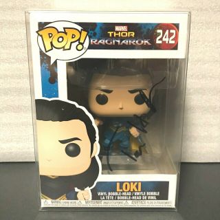 Loki Funko Pop Signed By Tom Hiddleston - Thor: Ragnarok