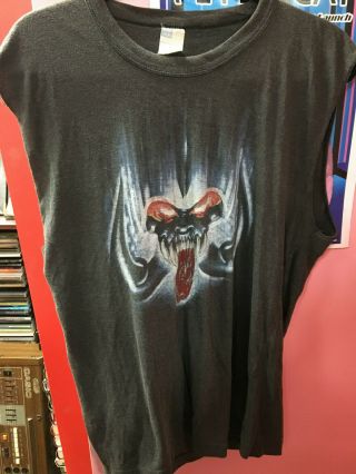 Motorhead Uk Tour 1987 Vintage Band Vest T - Shirt Xl Size - Very Rare