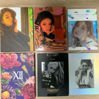 Chungha Official 6 Albums Flosrishing Hands On Me Cd Photocard Postcard Kpop