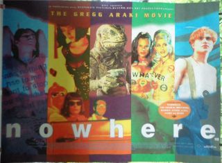 Nowhere : Ultra Rare 1997 English Quad Movie Poster Gregg Araki