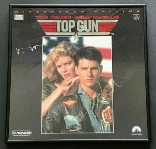Top Gun Laserdisc Signed By Tom Cruise & Val Kilmer