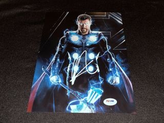 Chris Hemsworth Thor Avengers End Game Signed 8x10 Photo Psa Jsa Ragnarok