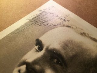 Al Jolson Rare Vintage Autographed Photo The Jazz Singer 5