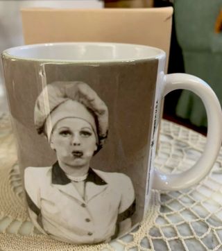Lucille Ball I Love Lucy Cbs 2006 “mouthful” Lucy Mug Cup 12 Oz.  Collectible