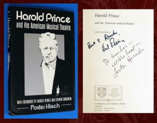 Double - Signed - Harold Prince And The American Musical Theater 1st Hal & Foster