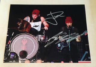 Twenty One Pilots Tyler Joseph & Josh Dun Signed Autographed 8x10 Photo