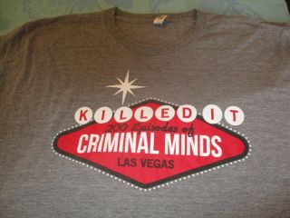 Criminal Minds Cast & Crew 200th Episode Xl T - Shirt Rare Thomas Gibson