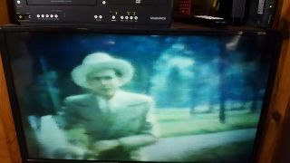 Rare Vintage Hank Williams Sr Family Home Video Clips Vhs Ooak Biographer Estate