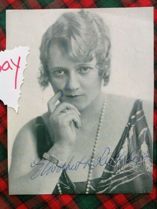 Circa 1930 Elisabeth Rethberg Signed Autograph Program Page