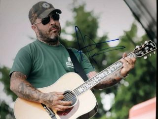 Aaron Lewis Staind Hand Signed 8x10 Autographed Photo W