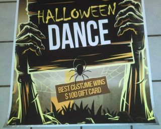 SCREAM - Television Show Screen Prop Halloween Dance Poster Horror TV Rare 3