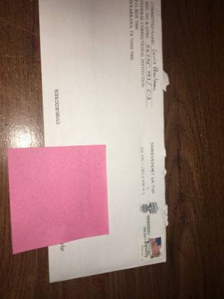 Louis Pearlman Nsync Backstreet Boys Autographed Prison Letter And Envelope