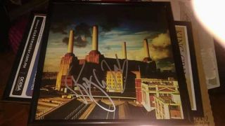 Pink Floyd Animals Lp Vinyl Signed By Roger Waters Autograph David Gilmour