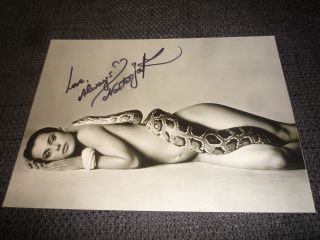 Nastassja Kinski Signed 8x11 Inch Autograph Snake Photo Inperson 2016 In Germany