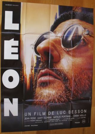Leon The Professional Jean Reno French Movie Poster 