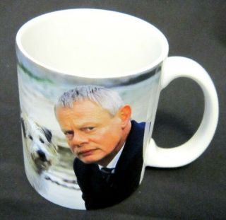 Doc Martin Photo Tea Coffee Mug Doc And Dog Quote I Think Happiness Is Overrated