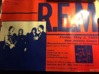 Rem 1985 Tour Poster/original