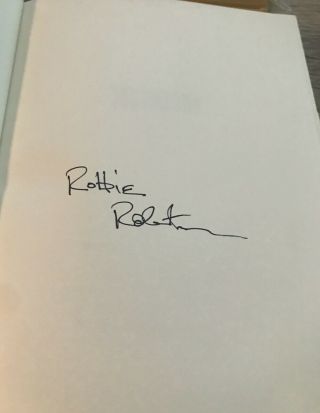 Robbie Robertson Signed 2016 Hardcover Book Autograph In Person Auto The Band